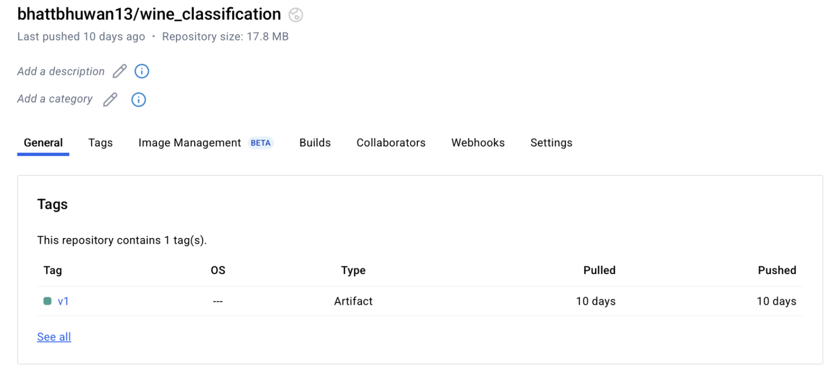 ModelKit in DockerHub