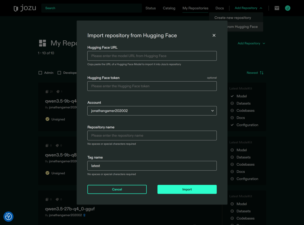 jozu.ml_repository